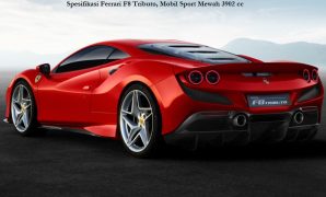 Spesifikasi Ferrari F8 Tributo, Mobil Sport Mewah 3902 cc